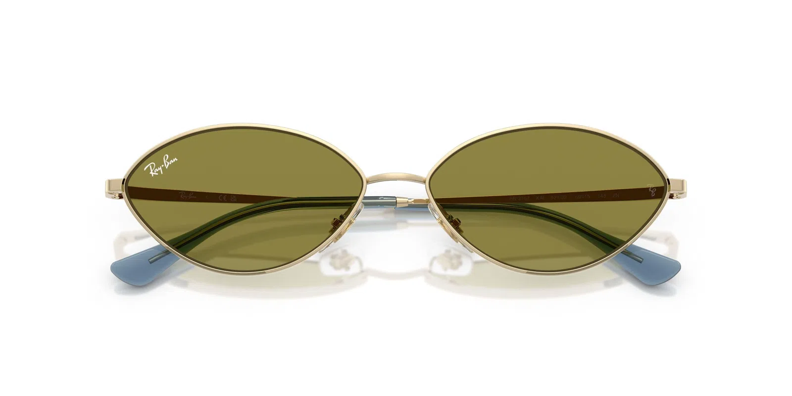 Ray-Ban Kai 3757 Sunglasses - Pale Gold - view 11